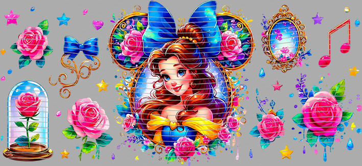16oz Disney style-D-3067